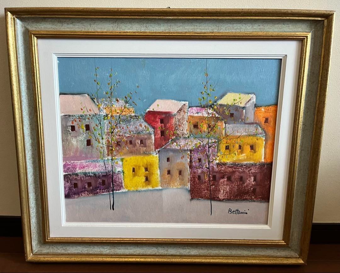 Lido Bettarini Original Oil Painting "Firenze" Italian Landscape Framed Coa