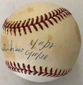 Johnny Vander Meer Autographed Official National
