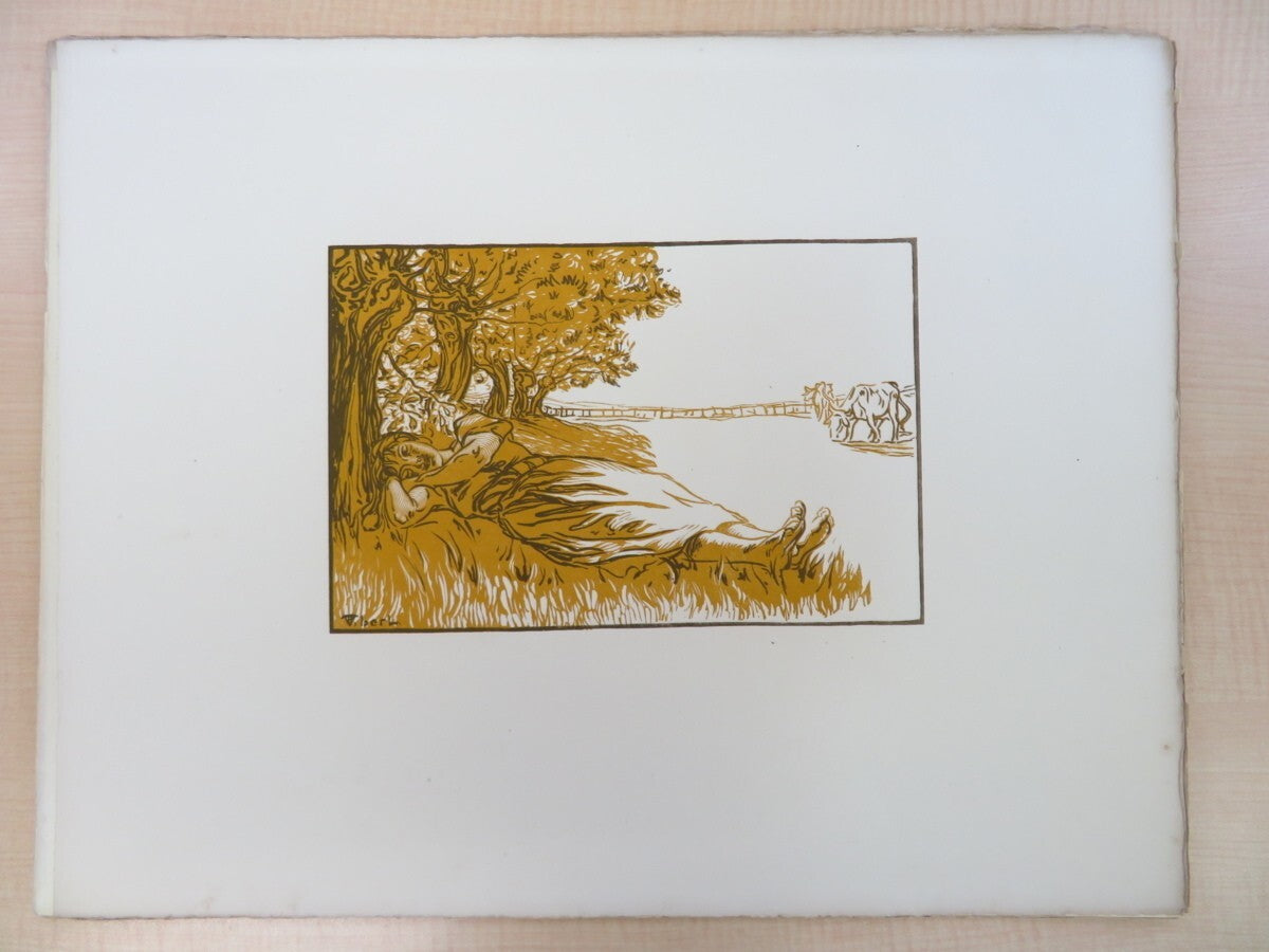 Emile Verhaeren Kato 1918 1St Edition Limited 145/150 Woodcuts By Vibert Rare