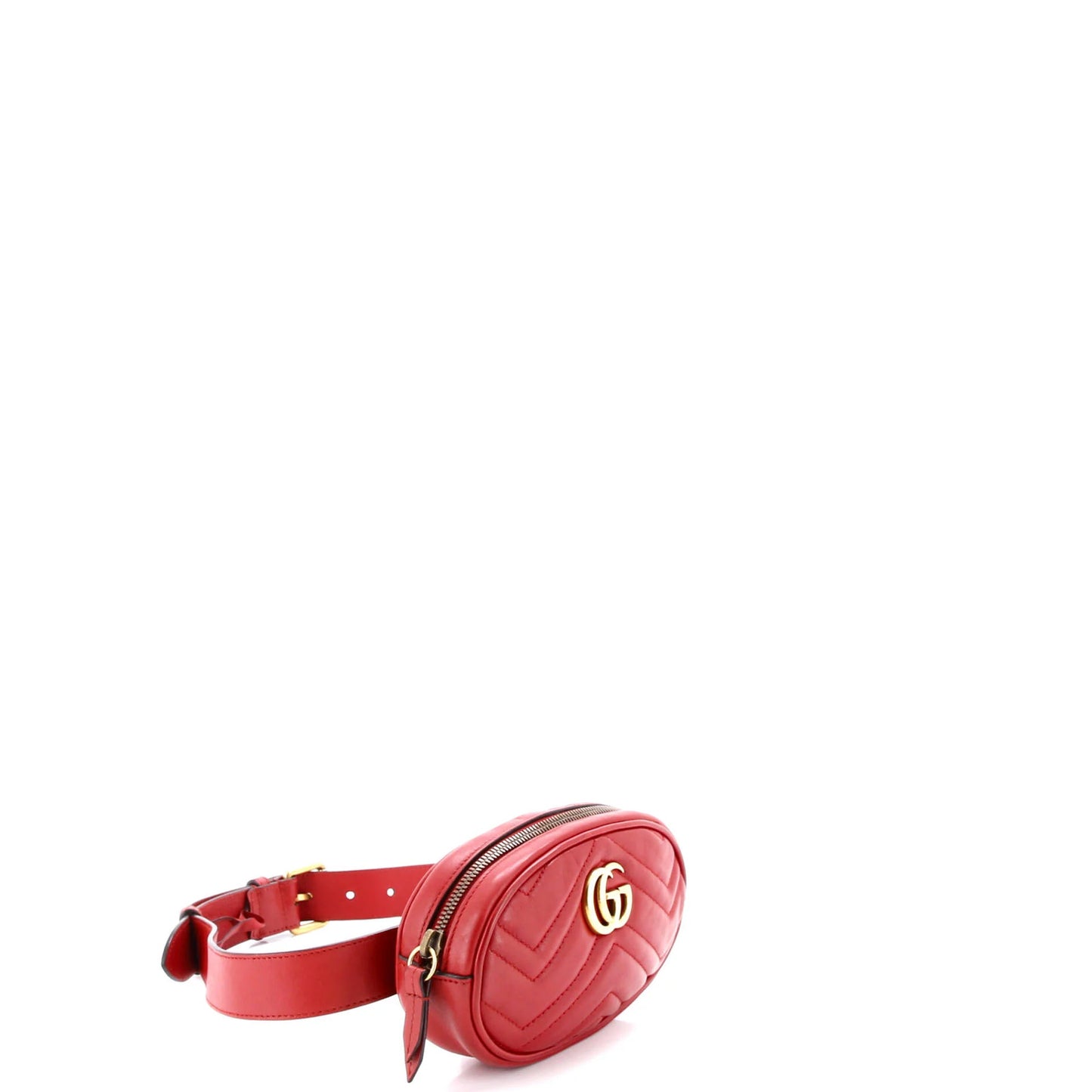 Gucci Gg Marmont Belt Bag Matelasse Leather