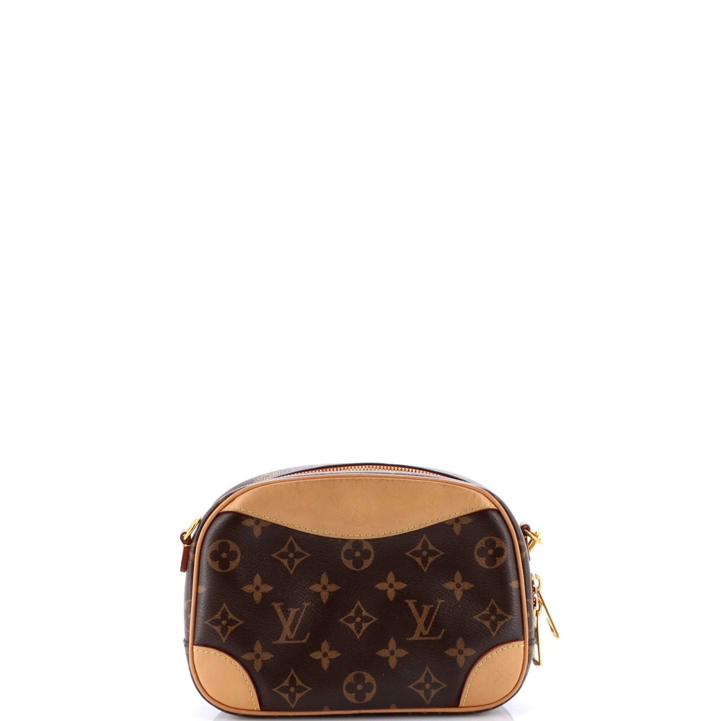 Louis Vuitton Deauville Handbag Monogram Canvas Mini