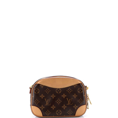 Louis Vuitton Deauville Handbag Monogram Canvas Mini