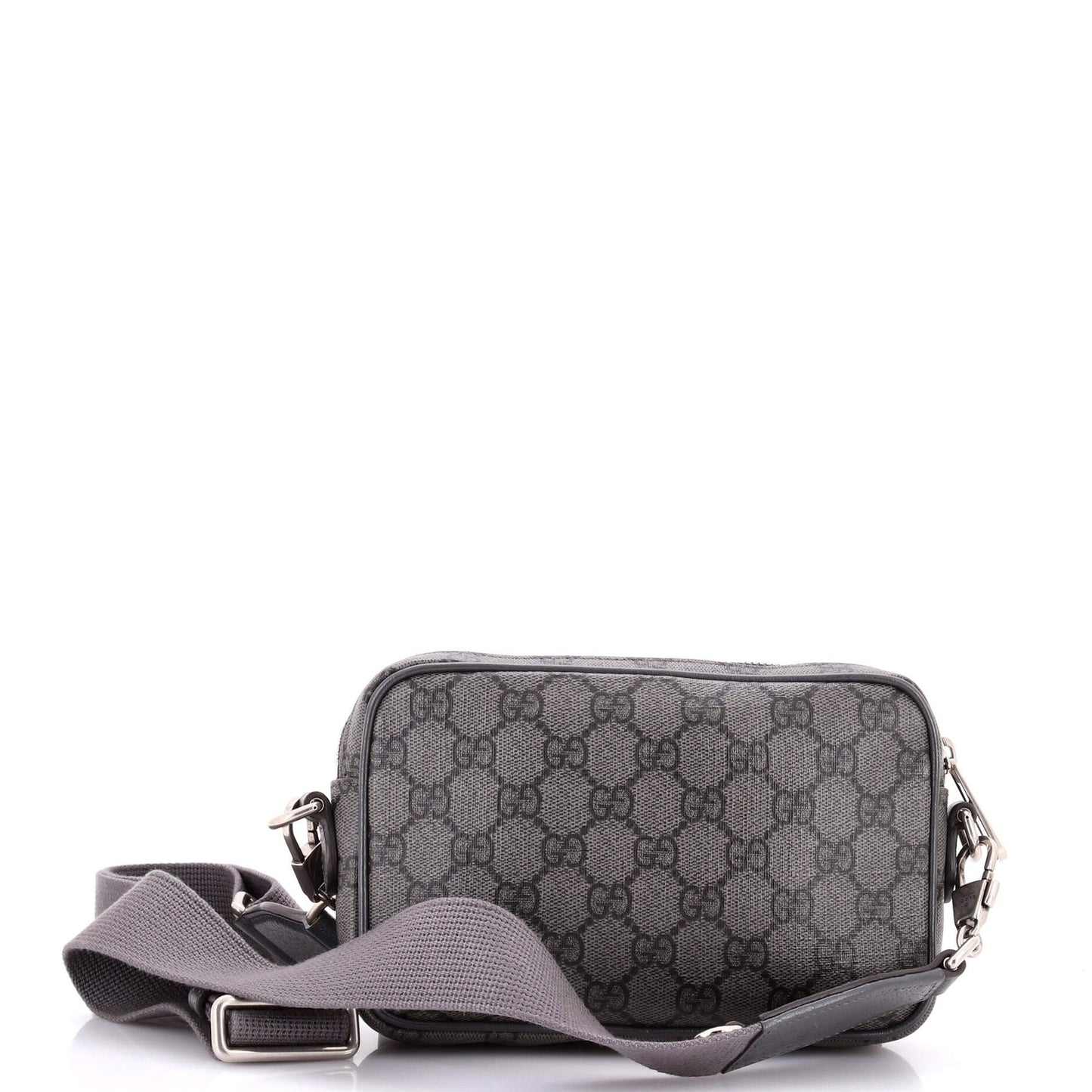 Gucci Ophidia Front Pocket Camera Bag Gg Coated Canvas Mini
