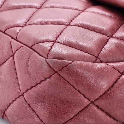 Chanel Classic Single Flap Bag Quilted Lambskin East West