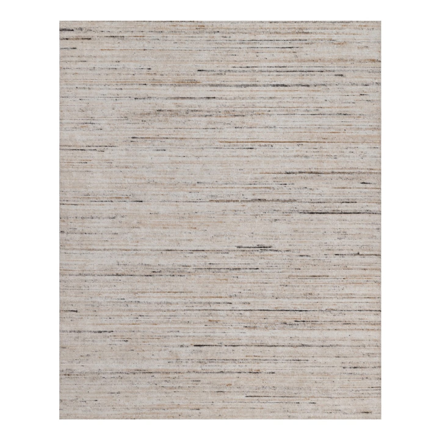 8'1"X10'1" Ivory Modern Design Indoor Outdoor Rug Hand Loomed Oriental