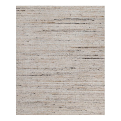 8'1"X10'1" Ivory Modern Design Indoor Outdoor Rug Hand Loomed Oriental