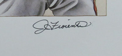 Cal Ripken, Jr. Signed 1995 James Fiorentino Lithograph Orioles Psa/Dna 195714