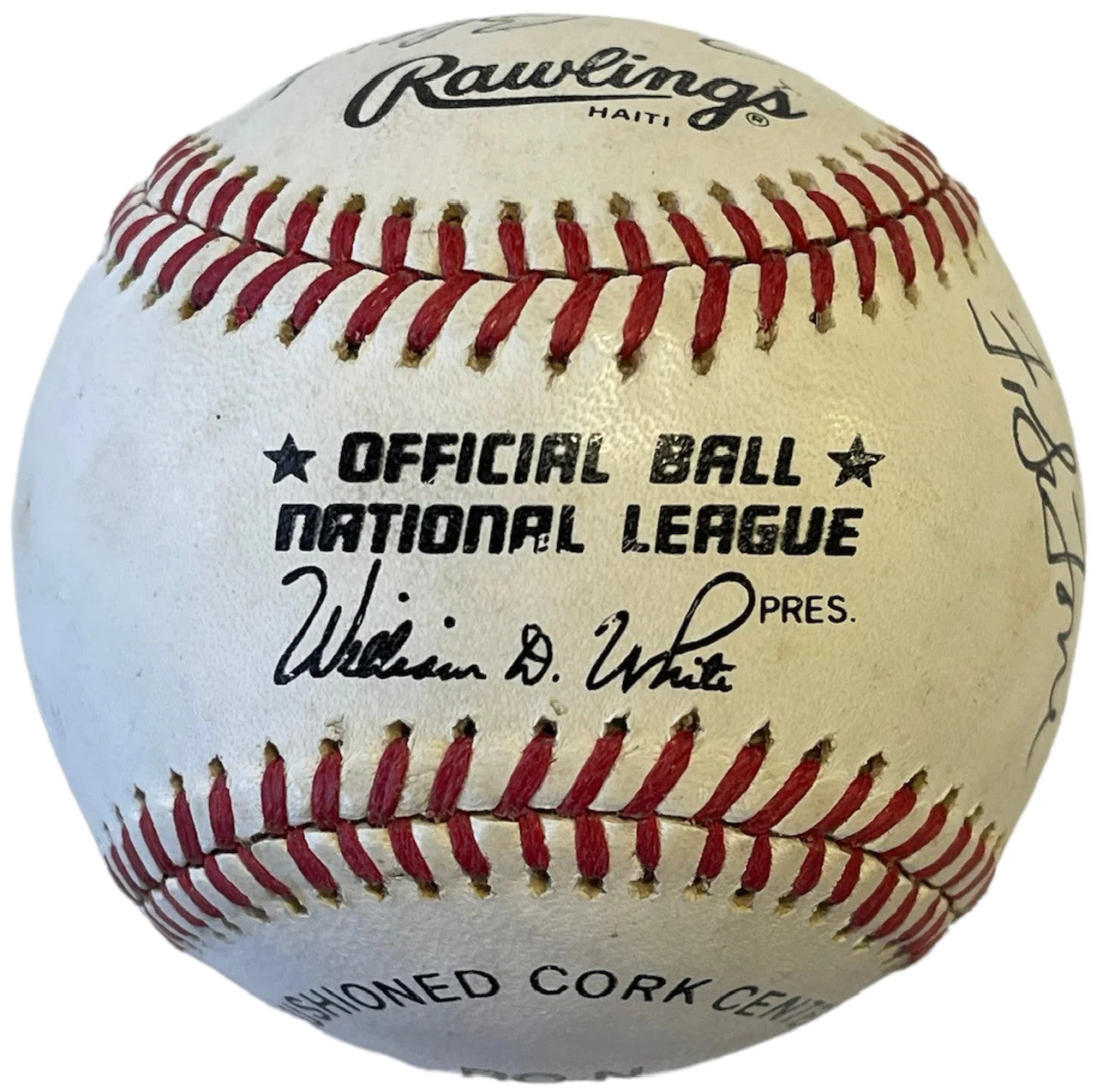 Old Timers Autographed Official Major League Baseball