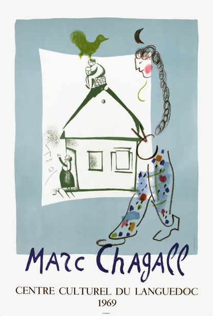 Marc Chagall The House In My Village " Lithograph Modernism Mu