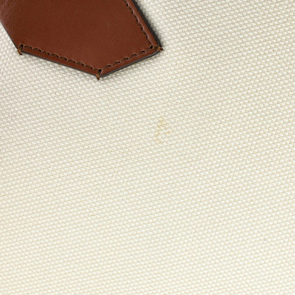 Burberry Logo Society Tote Printed Canvas Large