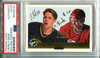 Pavel Bure & Valeri Bure Autographed 1993 Classic Card (Psa)