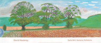 David Hockney Autumn Trees Near Thixendale 