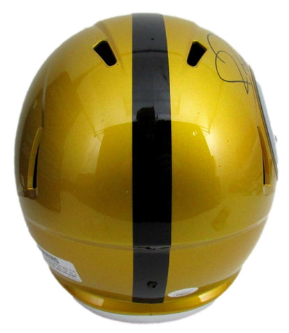 Jerome Bettis Hof Signed Steelers Full Size Flash
