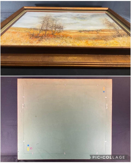 Jean Godin "Solitude Dautomne" Original Oil Painting On Canvas Signed 20F