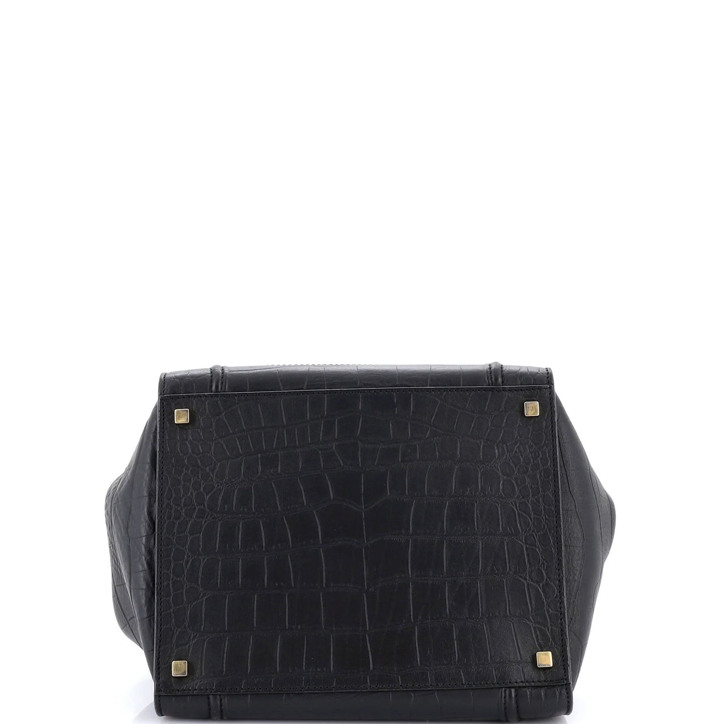 Celine Phantom Bag Crocodile Embossed Leather Medium