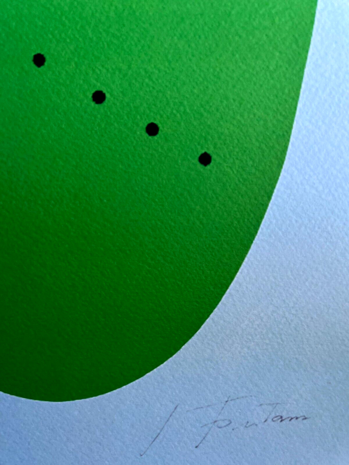 Lucio Fontana Lithograph 1978 - Signed Coa - Hand Numbered