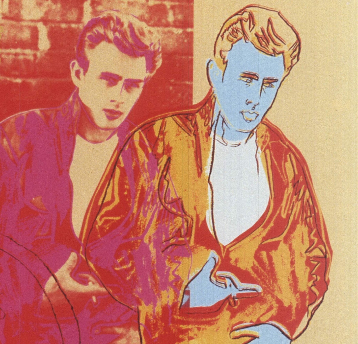 Andy Warhol Ads: Rebel Without A Cause (James Dean) " Poster
