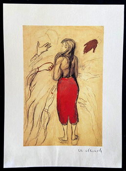 Edvard Munch Museum Lithograph Coa Signed
