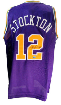 John Stockton Hof Signed Custom Hall Of Fame