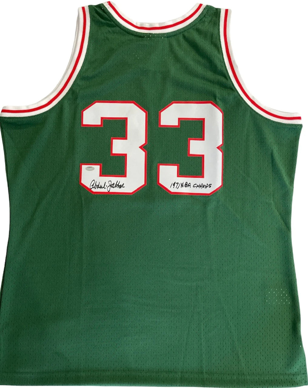 Abdul Jabbar Autographed Milwaukee Bucks Mitchell & Ness Jersey (Schwartz Sports