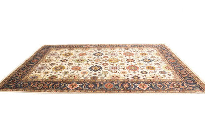 Handmade Vintage Oriental Rug Classic Design
