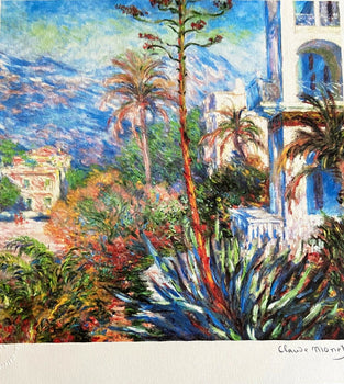 Claude Monet Lithograph Signed Coa
