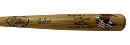 George H.W.  Bush Autographed Legends Of History