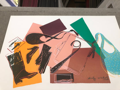 Andy Warhol Halston Advertising Campaign Poster " Serigraph Po