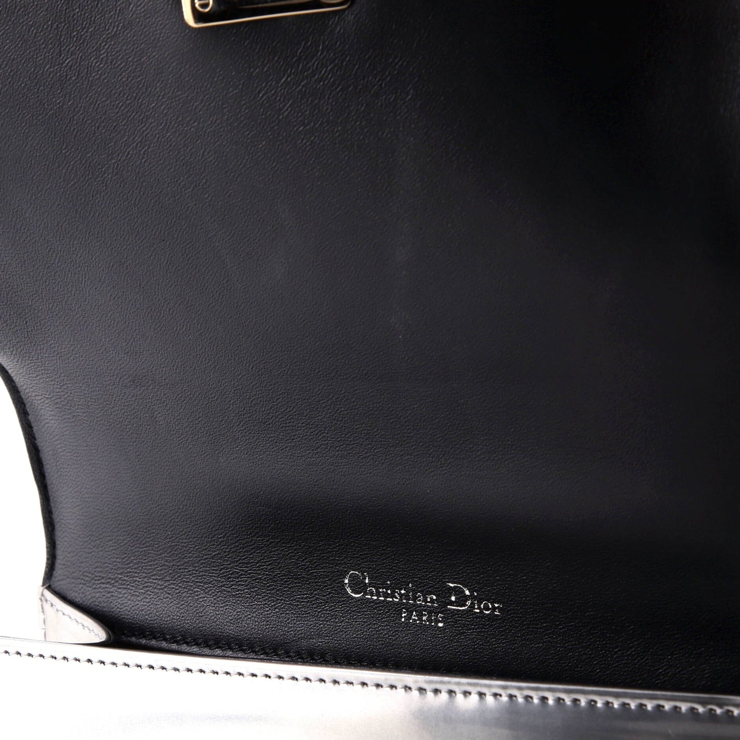 Christian Dior Diorama Flap Bag Beaded Leather Small