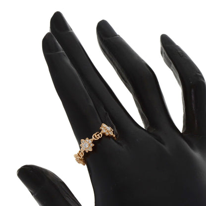Gucci Flora Diamond #14 Ring K18 Pink Gold Ladies