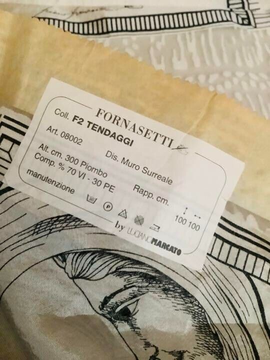 Rare Fornasetti See-Through Fabric Samples With