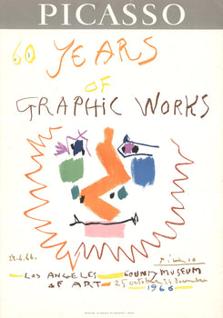 Pablo Picasso 60 Years Of Graphic Works 