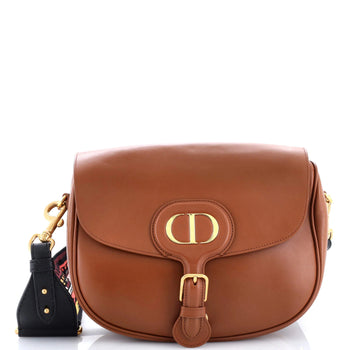 Christian Dior Bobby Flap Bag Leather Large