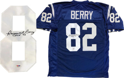 Raymond Berry "Hof 73" Autographed Baltimore Colts Jersey (Psa)