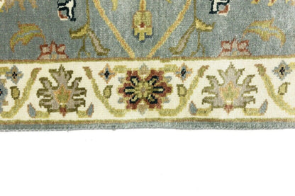 Muted Floral Peshawar Osh Chobi Runner Rug