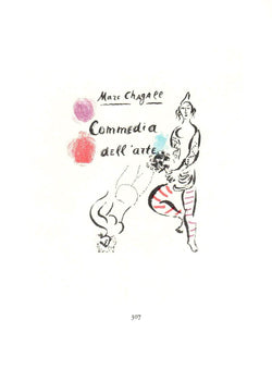 Marc Chagall Commedia Dell'Arte 