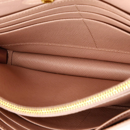 Prada Wallet On Strap Saffiano Leather Small