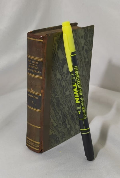 1813 Histoire Naturelle Des Insectes Tome Ix De Tigny Hand-Colored Plates Buffon