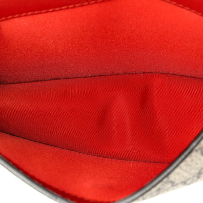 Gucci Cherries Wallet On Chain Gg Coated Canvas Mini