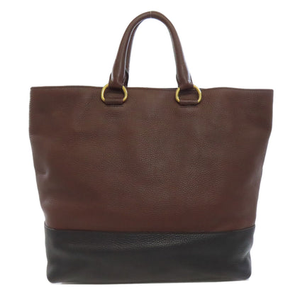 PRADA   Tote Bag logo Leather