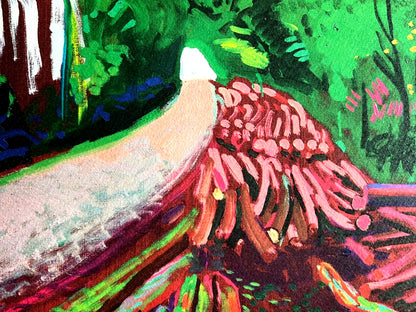 David Hockney Lithograph Coa Signed Op Numbered A Hand Limited &