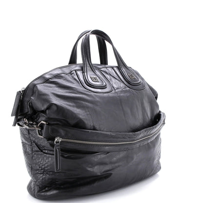 Givenchy Nightingale Satchel Embossed Leather Large