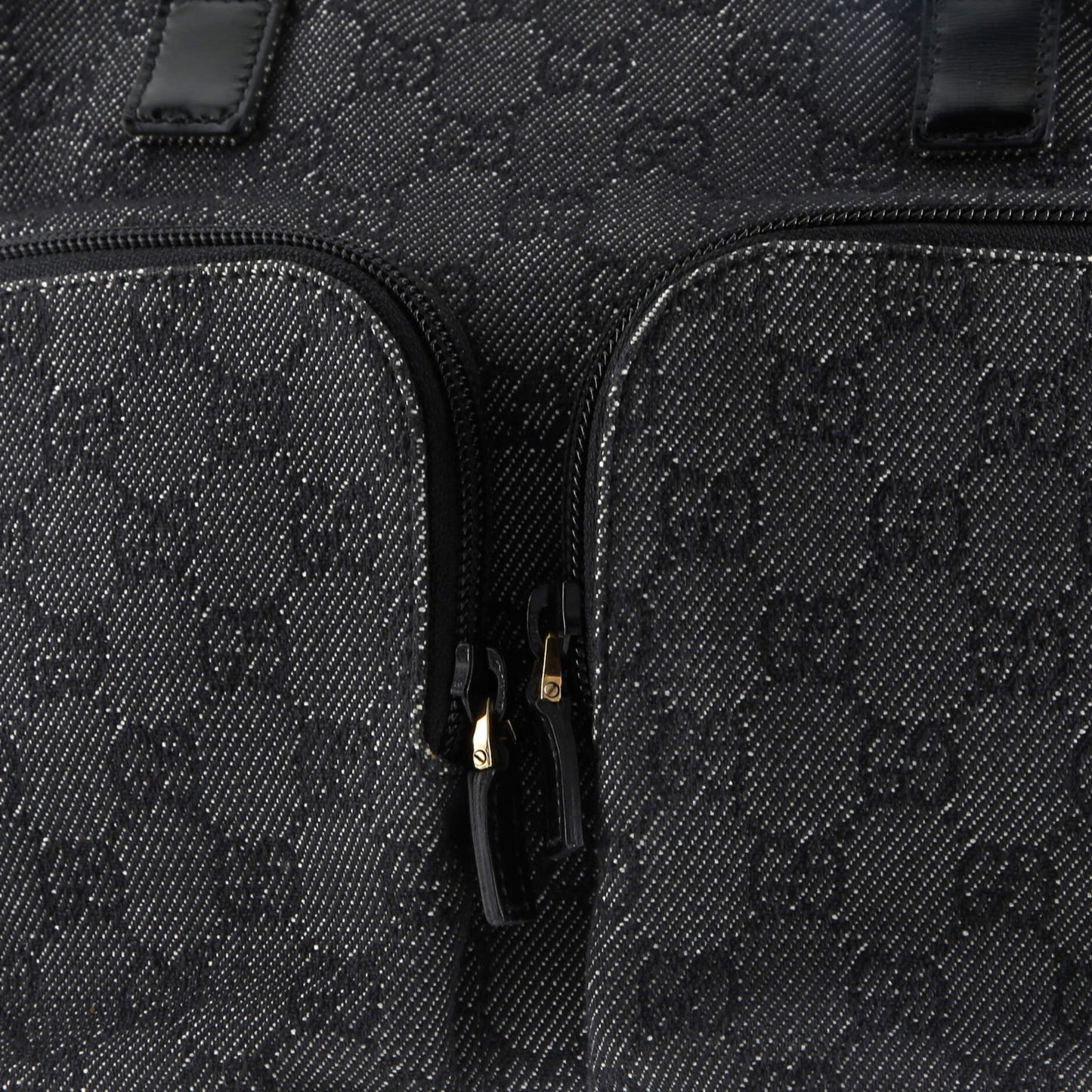 Gucci Double Pocket Tote Gg Canvas Small