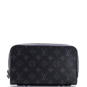 Louis Vuitton Zippy Wallet Monogram Eclipse Canvas Xl