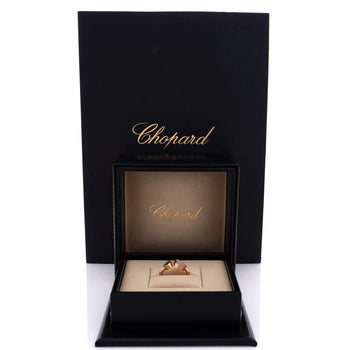 Chopard Happy Hearts Ring 18K Rose Gold And Mother Of Pearl With 1 Floating