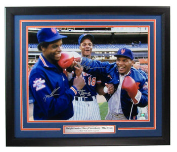 Gooden/Darryl Strawberry/Mike Tyson Signed  16X20