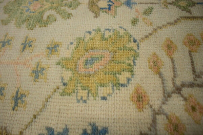 3X14 Ft Handmade Floral Oriental Runner Rug Osh