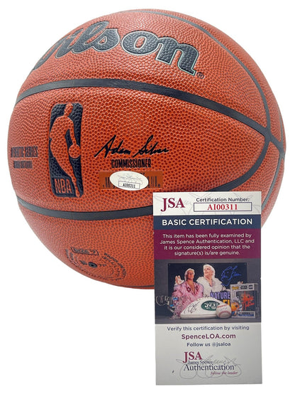 Artis Gilmore Hof Signed/Autographed Wilson Nba Basketball Bulls Jsa 201275