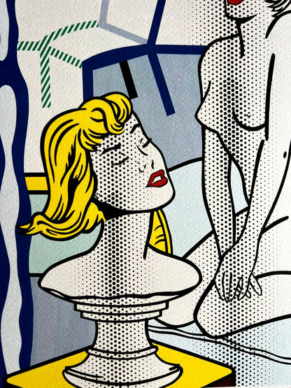 Roy Lichtenstein Lithograph Coa Signed Op Limited Rare