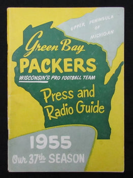 Vintage 1955 Green Bay Packers Press/Media Guide